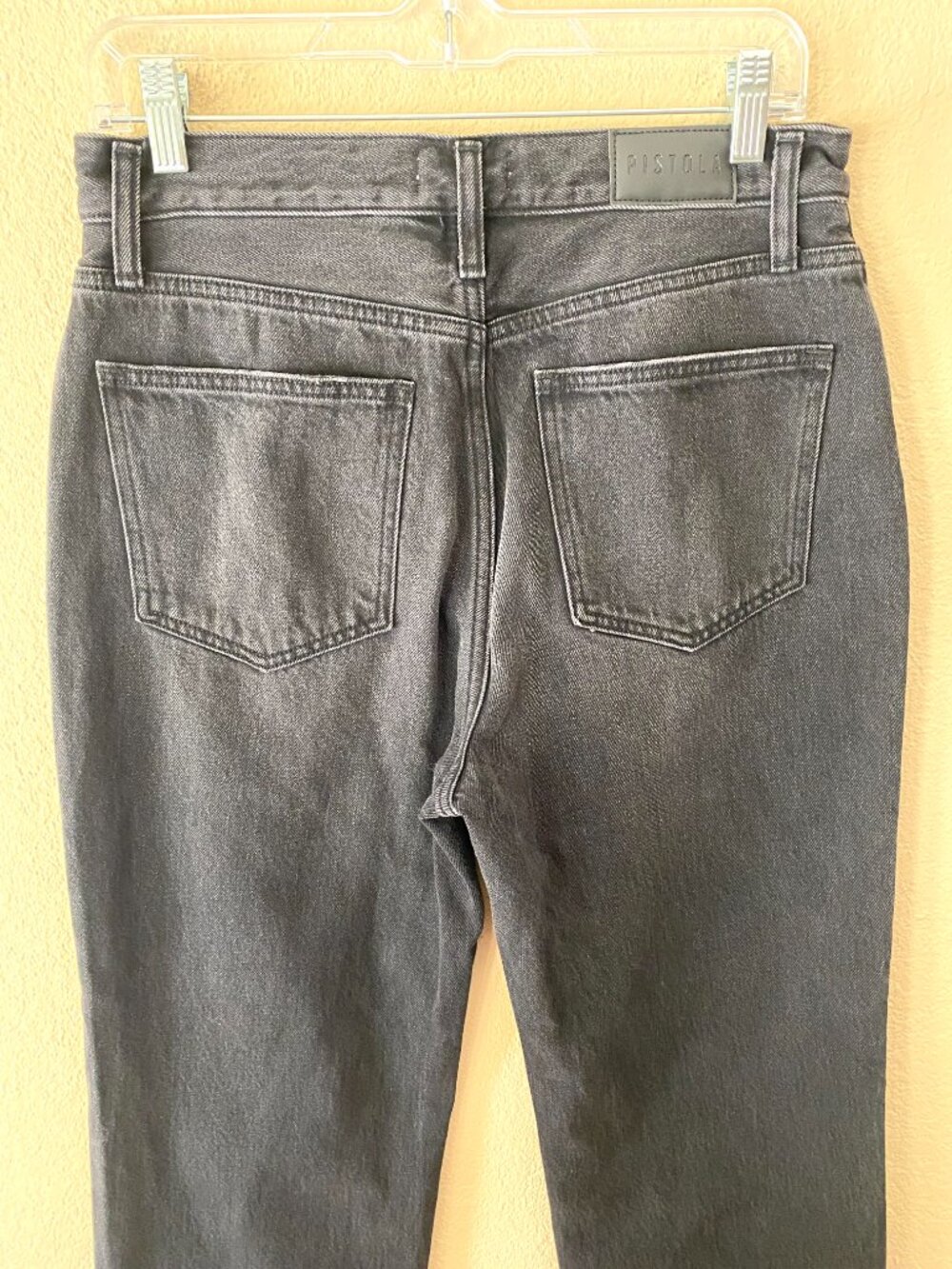 Pistola Cassie Super High Rise Straight Jean in Stormy 28P - Picture 6 of 10